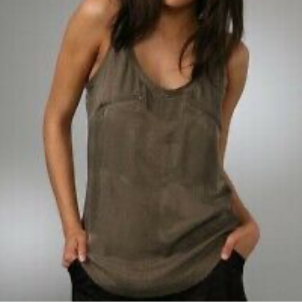 Diane Von Furstenberg | Olive Green Tamas Tank Top Size 4